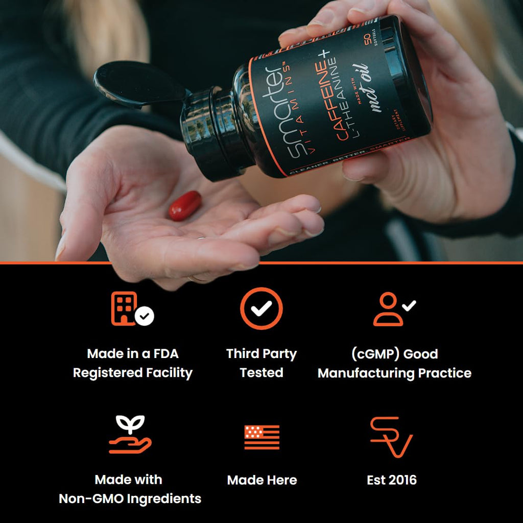 SmarterVitamins Energy & Focus Dietary Supplement

