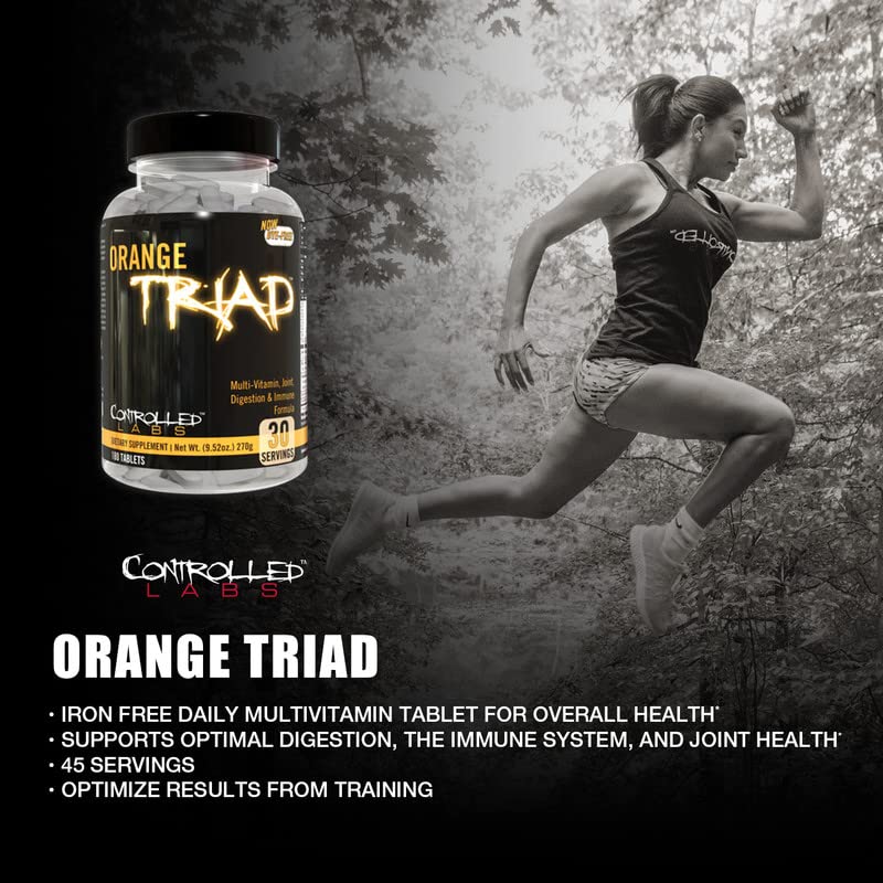 Orange Triad Multivitamin by Controlled Labs for Athletes

