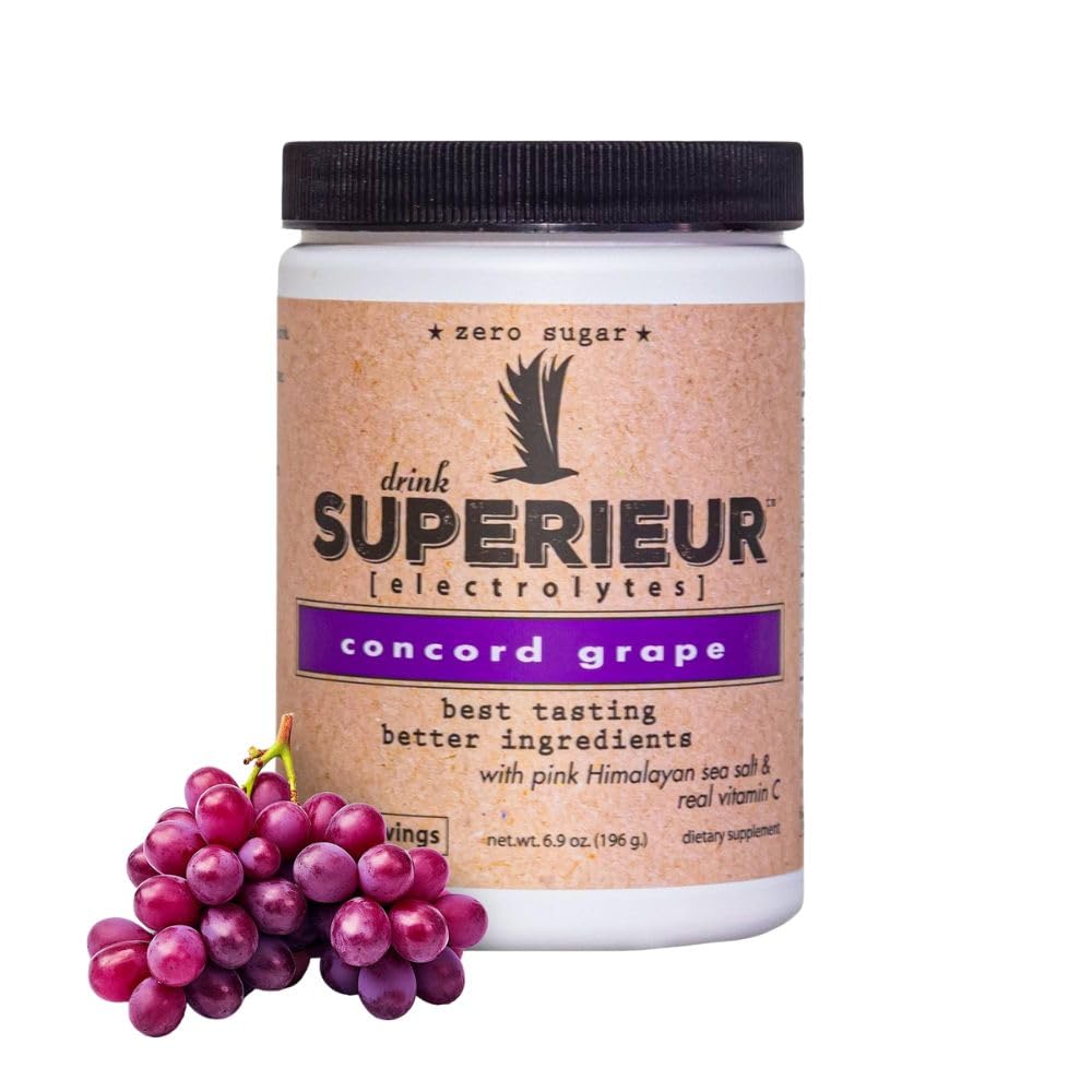 Superieur Electrolytes Plant-Based Electrolyte Powder for Hydration and Recovery
