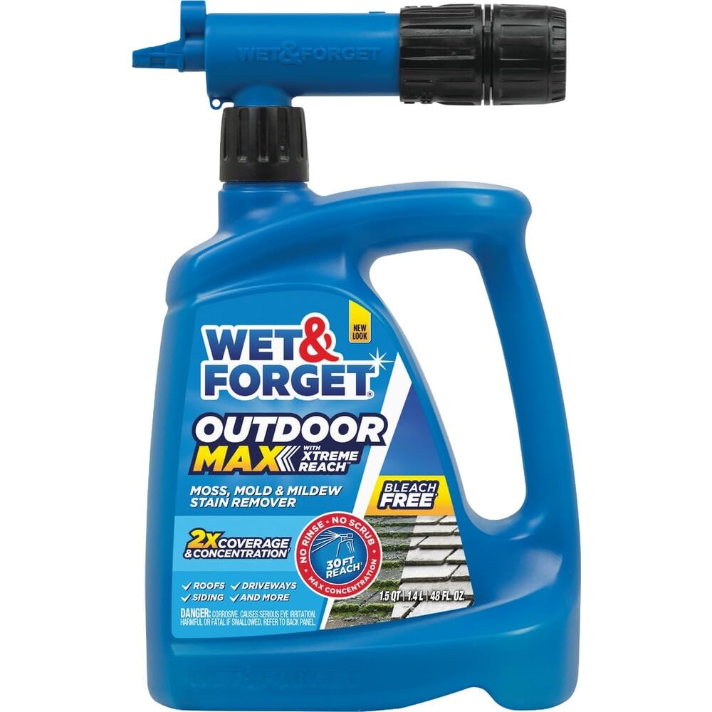 Wet & Forget Outdoor Hose End Stain Remover Multi-Surface Cleaner