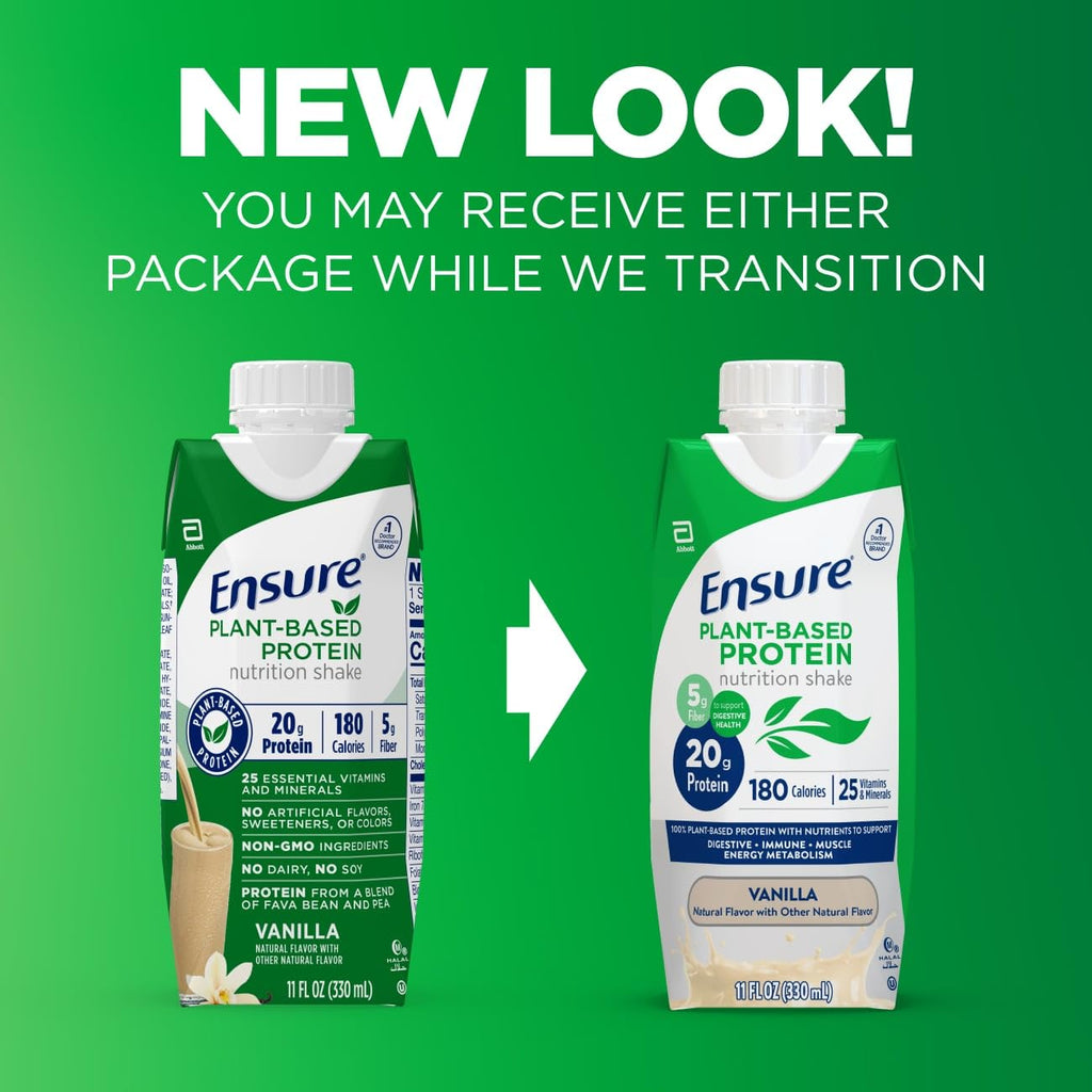 Ensure Plant-Based Protein Shake - 20g Protein, Dairy-Free

