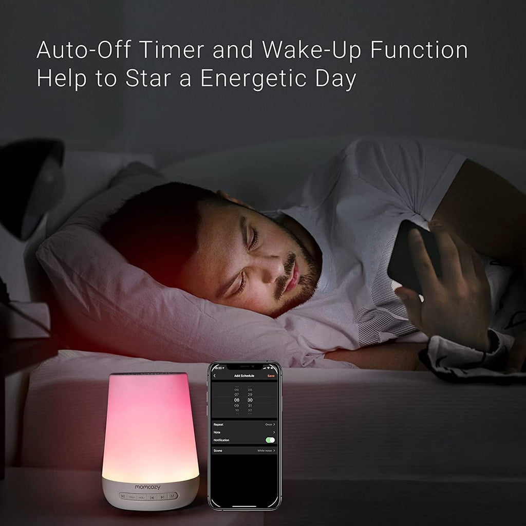Momcozy Baby Sound Machine with Night Light and App Control

