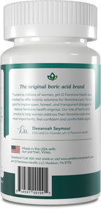 pH-D Boric Acid Suppositories for Feminine Health

