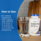 Nutricost Glutathione Capsules 500mg - Gluten Free GMO Free

