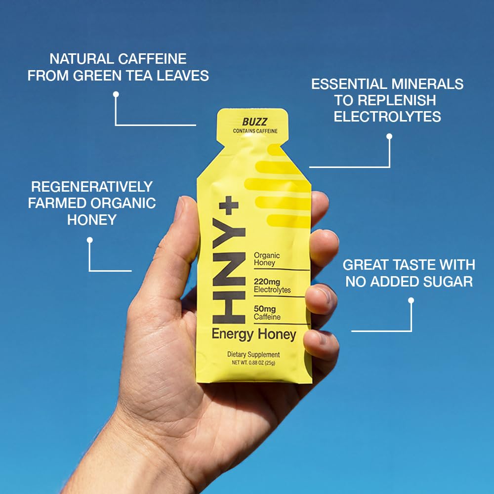 Organic Honey Energy Gel with Electrolytes for Endurance

