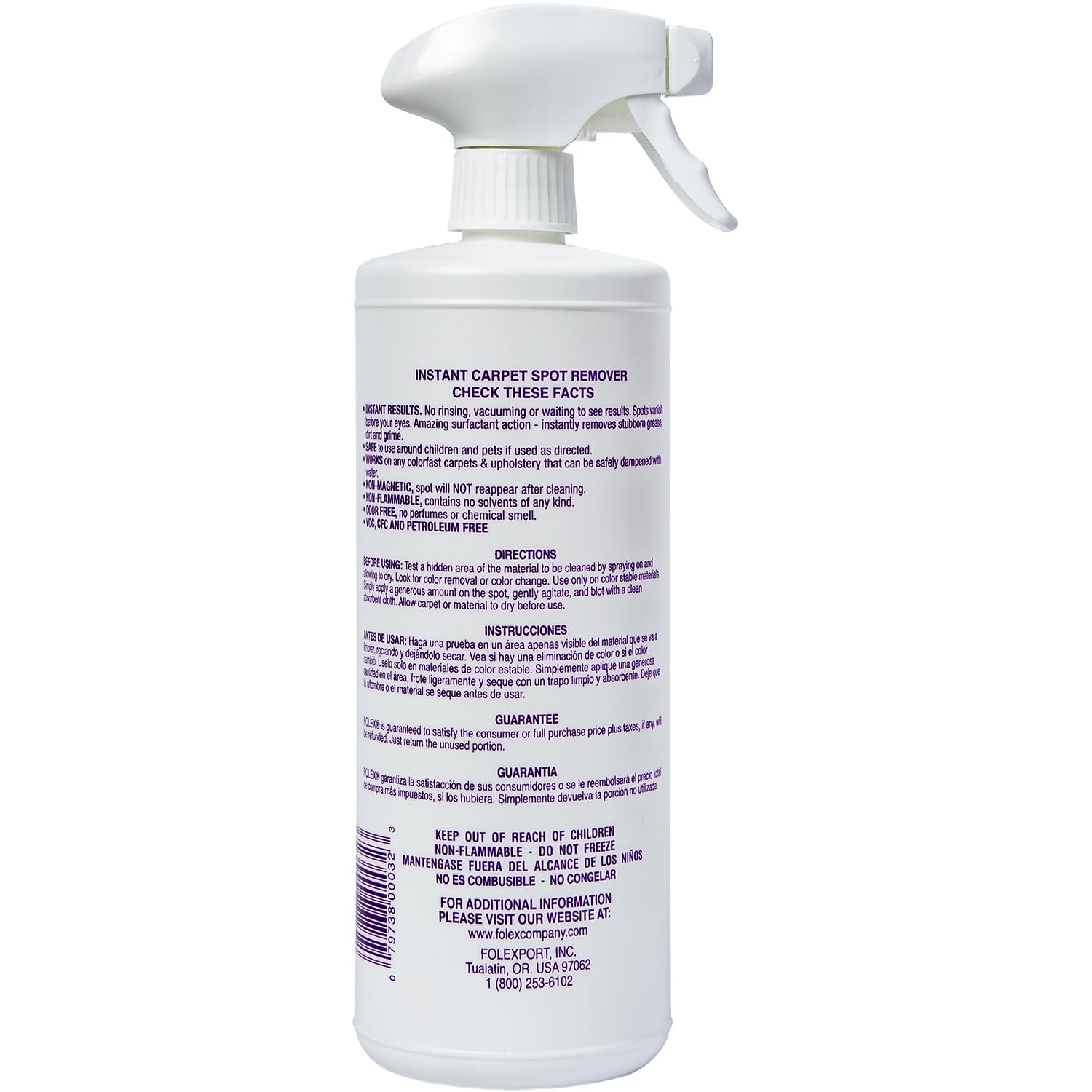 FOLEX Instant Carpet Spot Remover - Stain Removal

