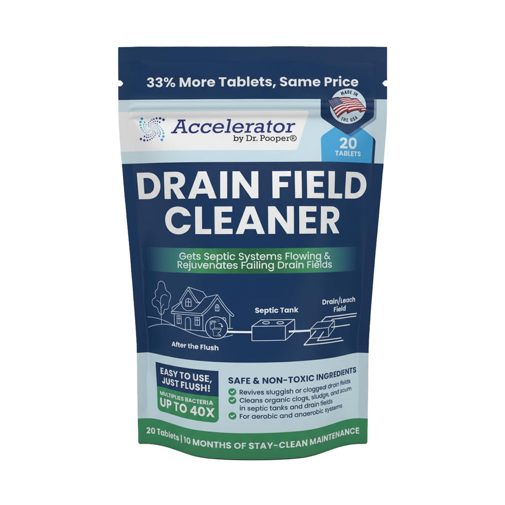 Drain Field Cleaner Tablets by Dr. Pooper

