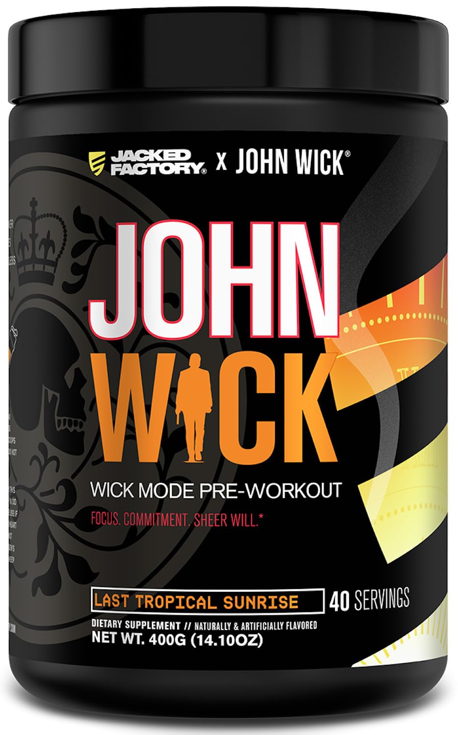 Jacked Factory X John Wick Wick Mode Pre Workout Powder

