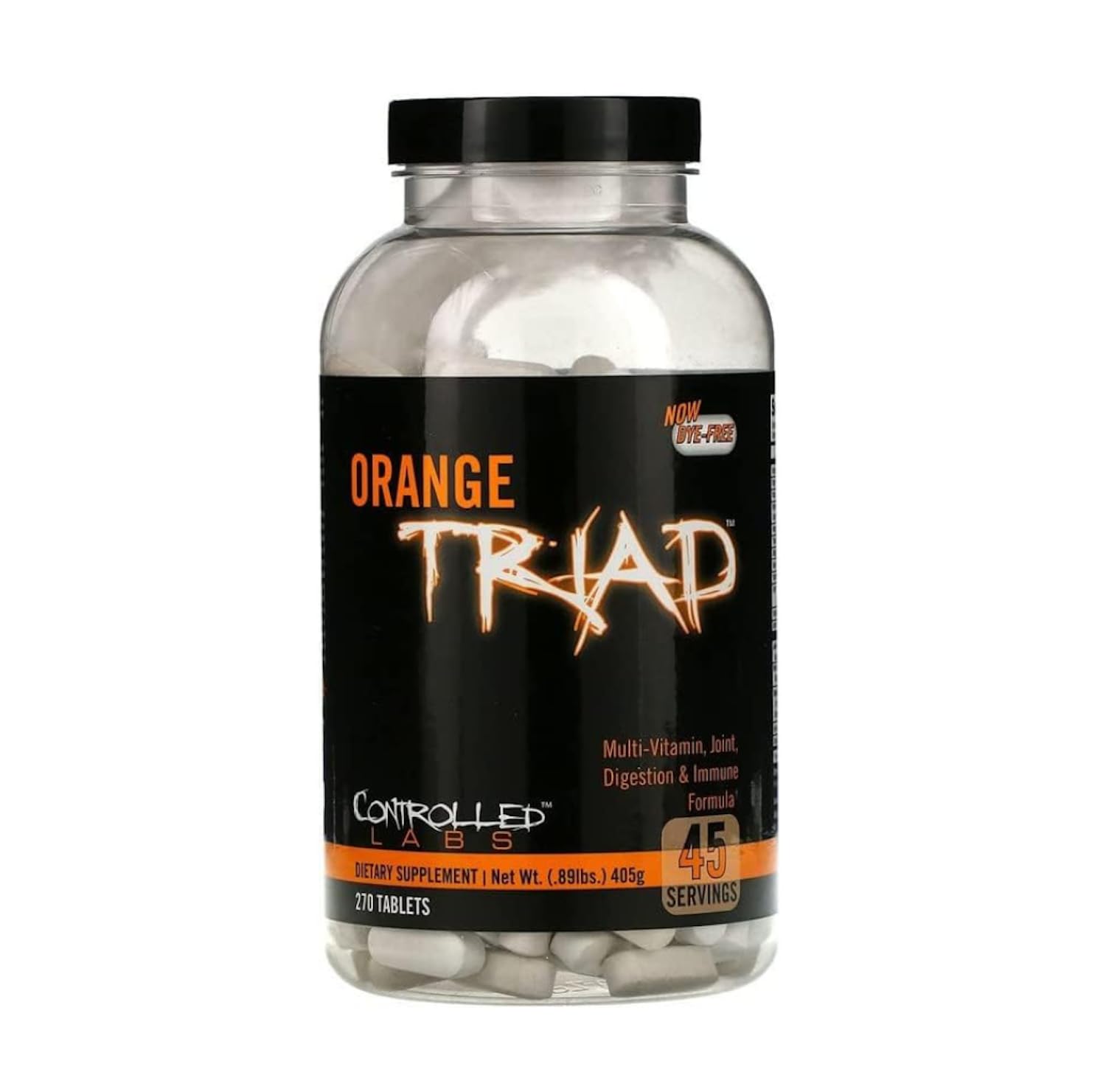 Orange Triad Multivitamin by Controlled Labs for Athletes

