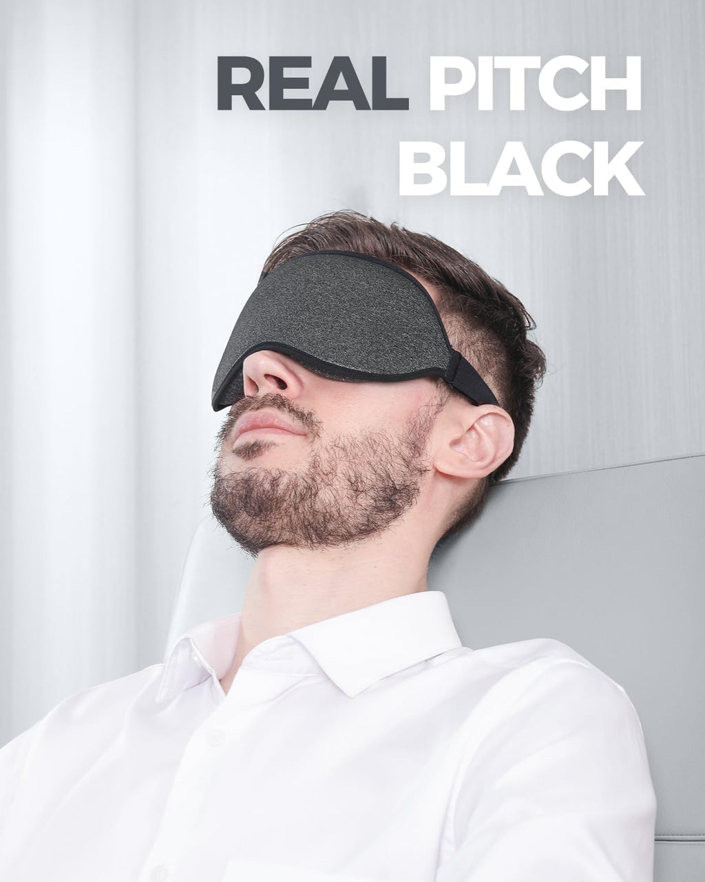 MZOO Luxury Sleep Mask 3D | Light Blocking & Comfort

