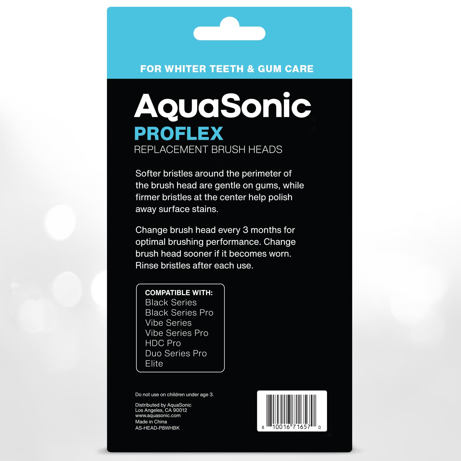 AquaSonic ProFlex Replacement Brush Heads | ADA Accepted

