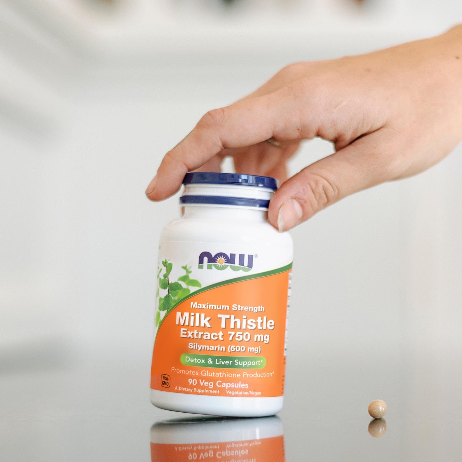 NOW Foods Milk Thistle Extract Silymarin Max Strength

