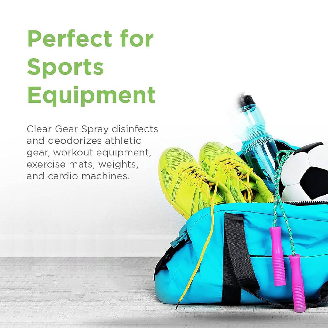 Clear Gear Disinfectant Spray for Sports Equipment


