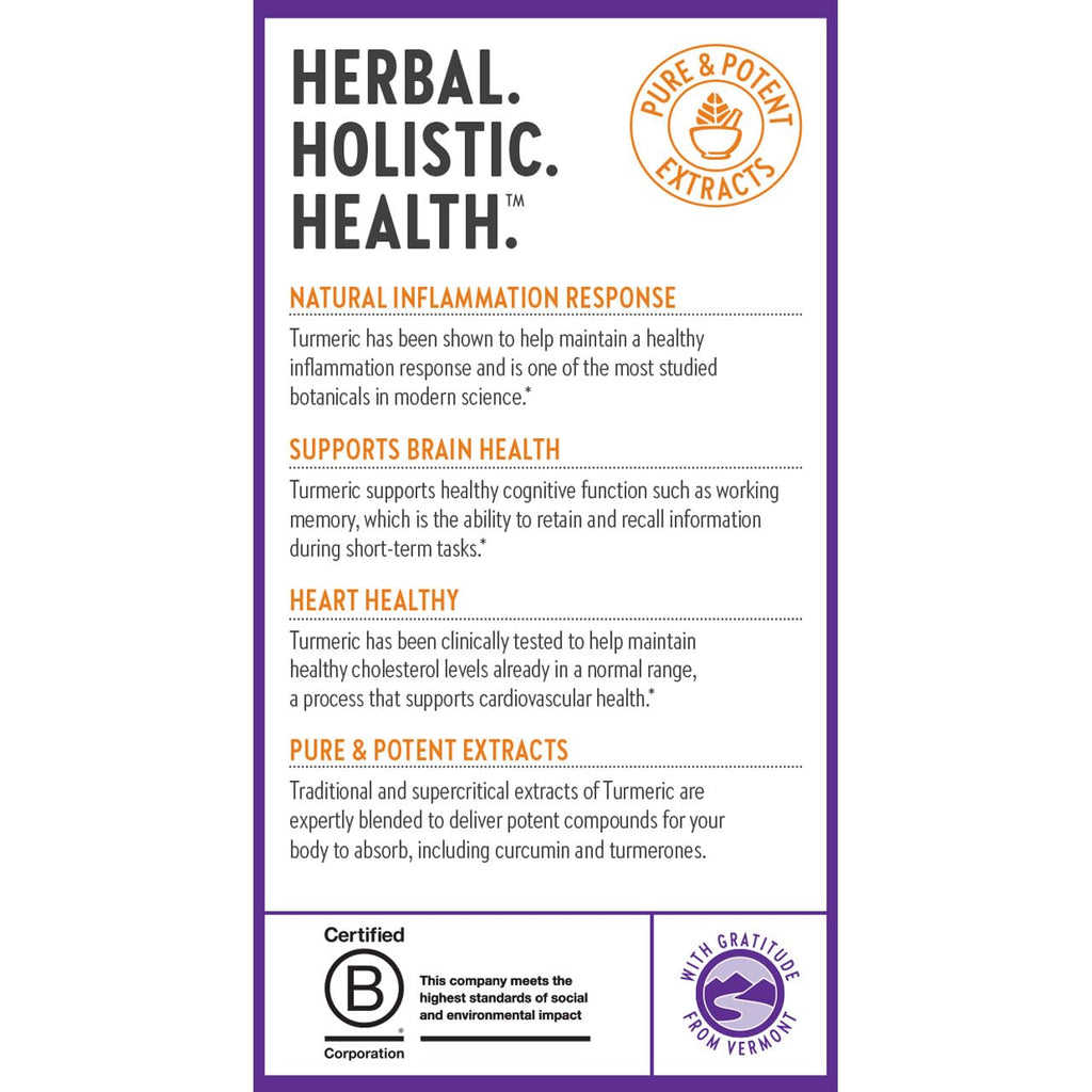 New Chapter Turmeric Force Daily Supplement for Heart & Brain

