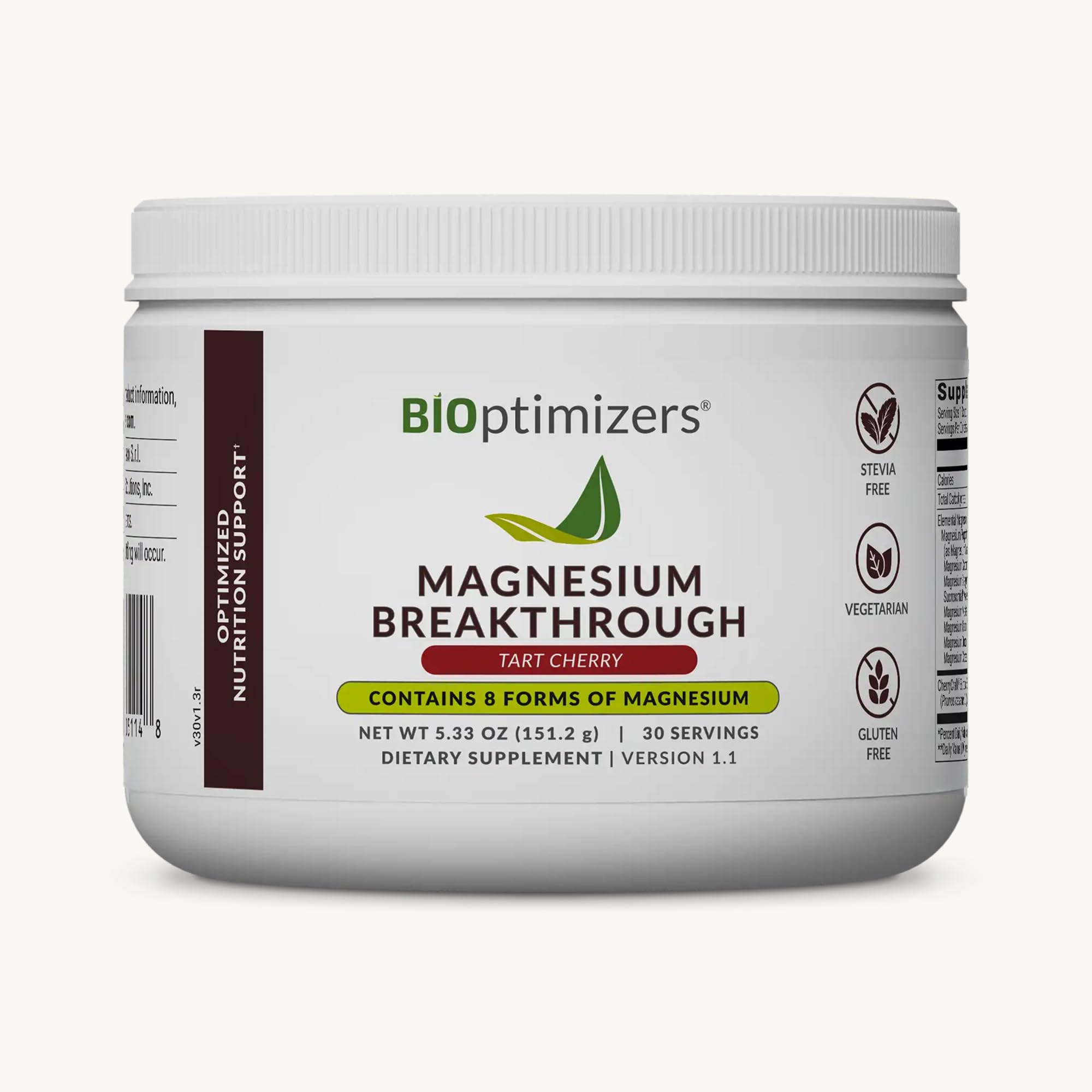 BIOptimizers Magnesium Breakthrough Drink – 8 Magnesium Forms & Electrolytes