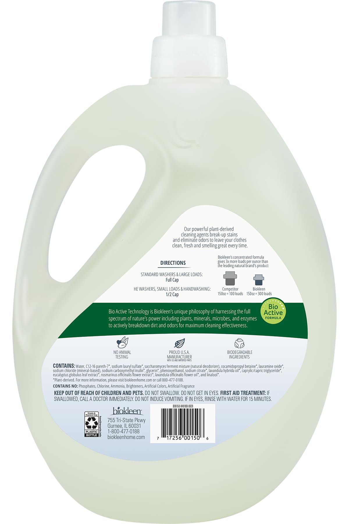 Biokleen Natural Sport Laundry Detergent - Ultra Concentrated

