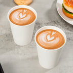 METAPRINT Disposable Paper Cups Thickened Rim - Food Safe

