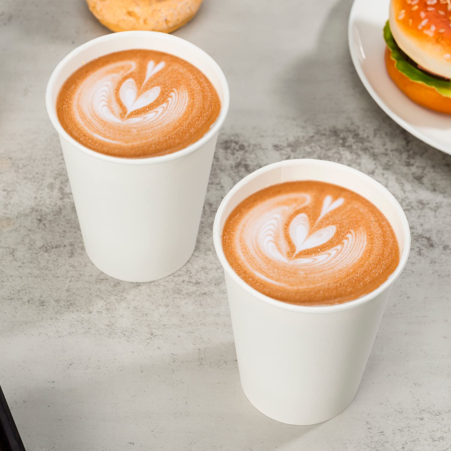 METAPRINT Disposable Paper Cups Thickened Rim - Food Safe

