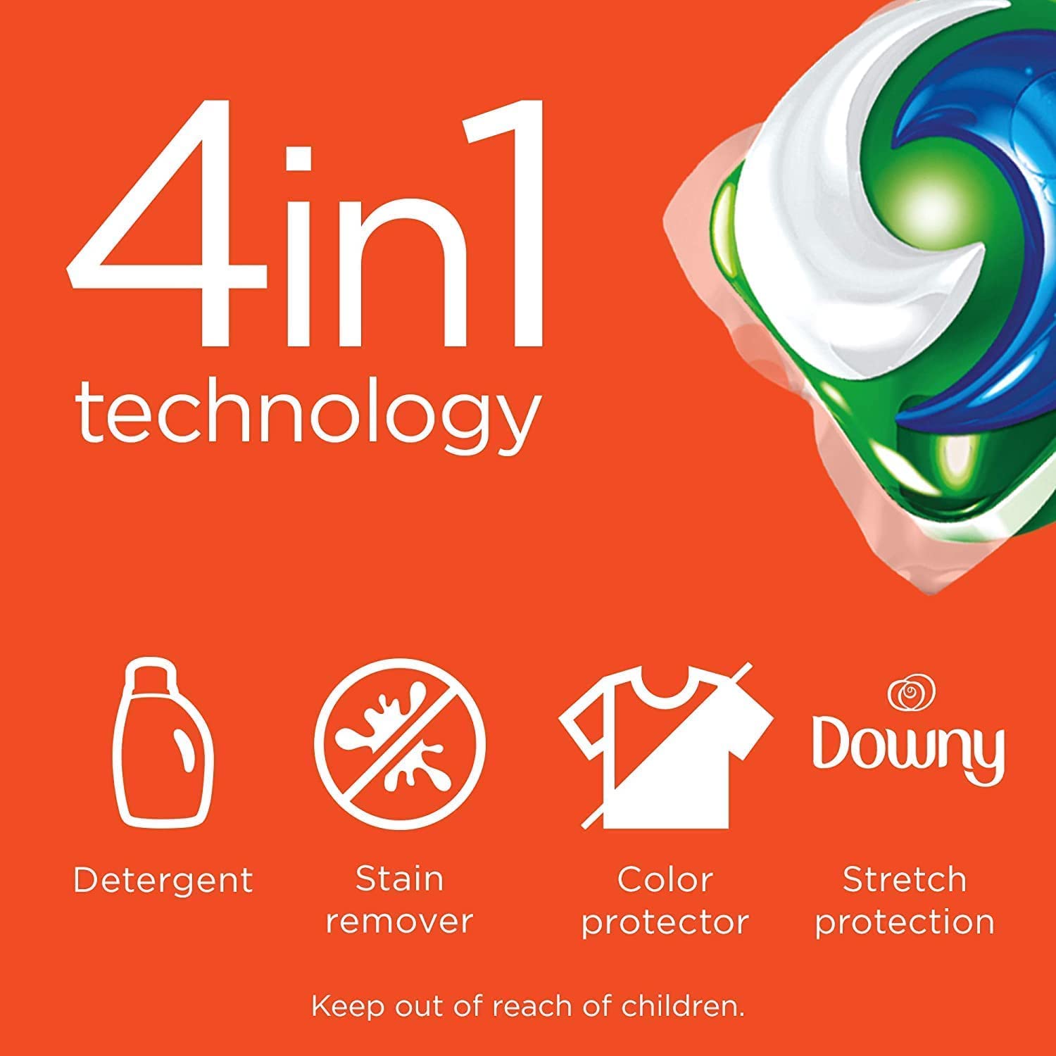Tide PODS with Downy Laundry Pacs

