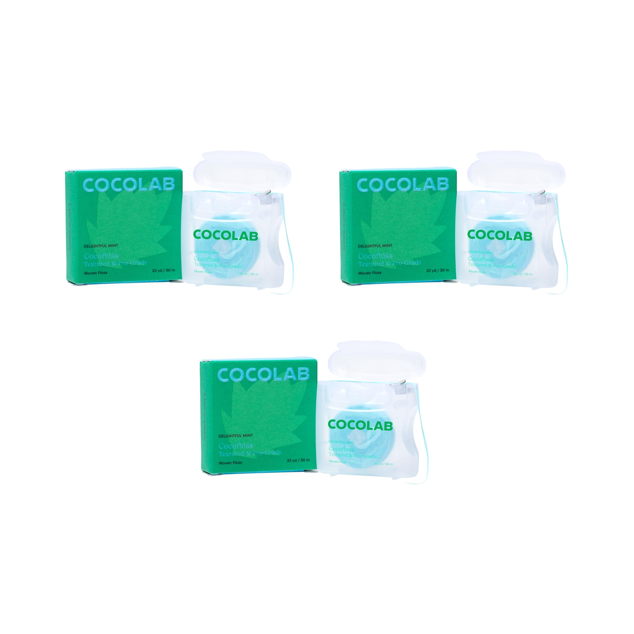 Cocofloss Expanding Woven Dental Floss by Cocolab

