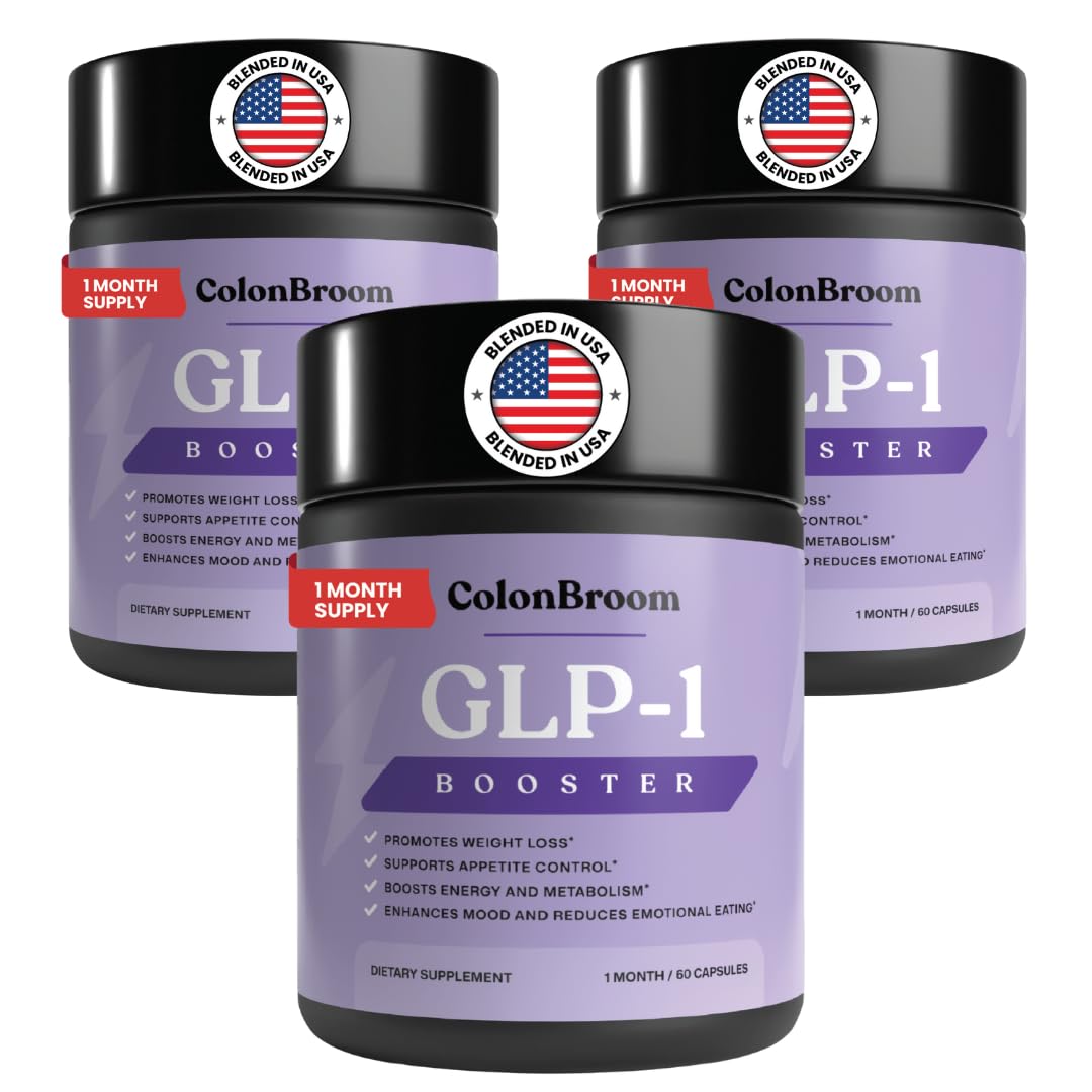 ColonBroom GLP-1 Weight Management Capsules for Men & Women - Vegan