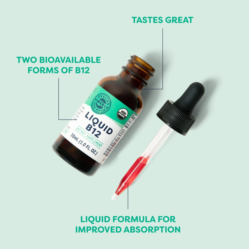 Vimergy Liquid Vitamin B12 Supplement with Methylcobalamin

