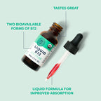 Vimergy Liquid Vitamin B12 Supplement with Methylcobalamin

