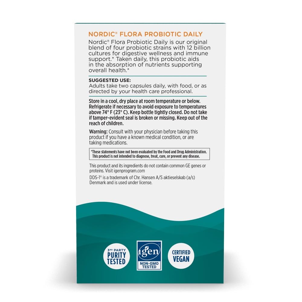 Nordic Naturals Nordic Flora Probiotic - Digestive & Immune

