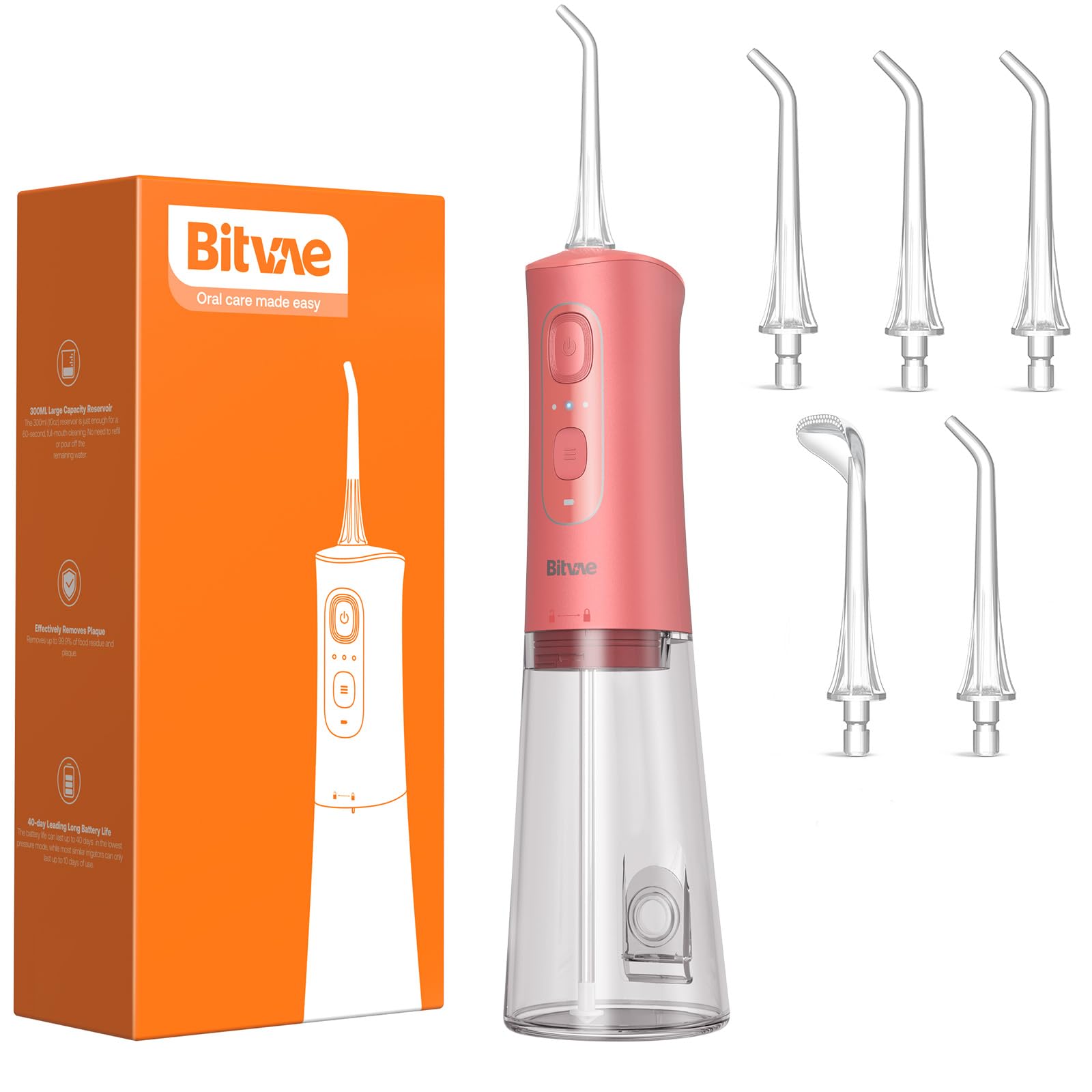 Bitvae C6 Water Dental Flosser Portable Cordless Irrigator