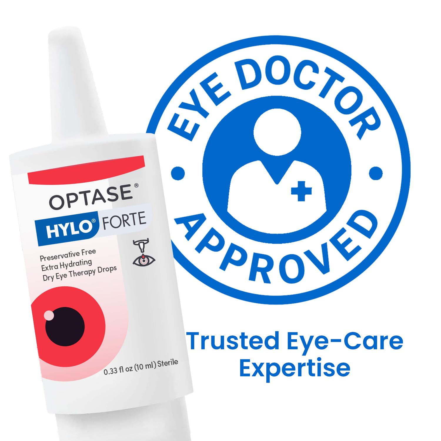 Optase HYLO Forte Preservative-Free Eye Solution for Contacts

