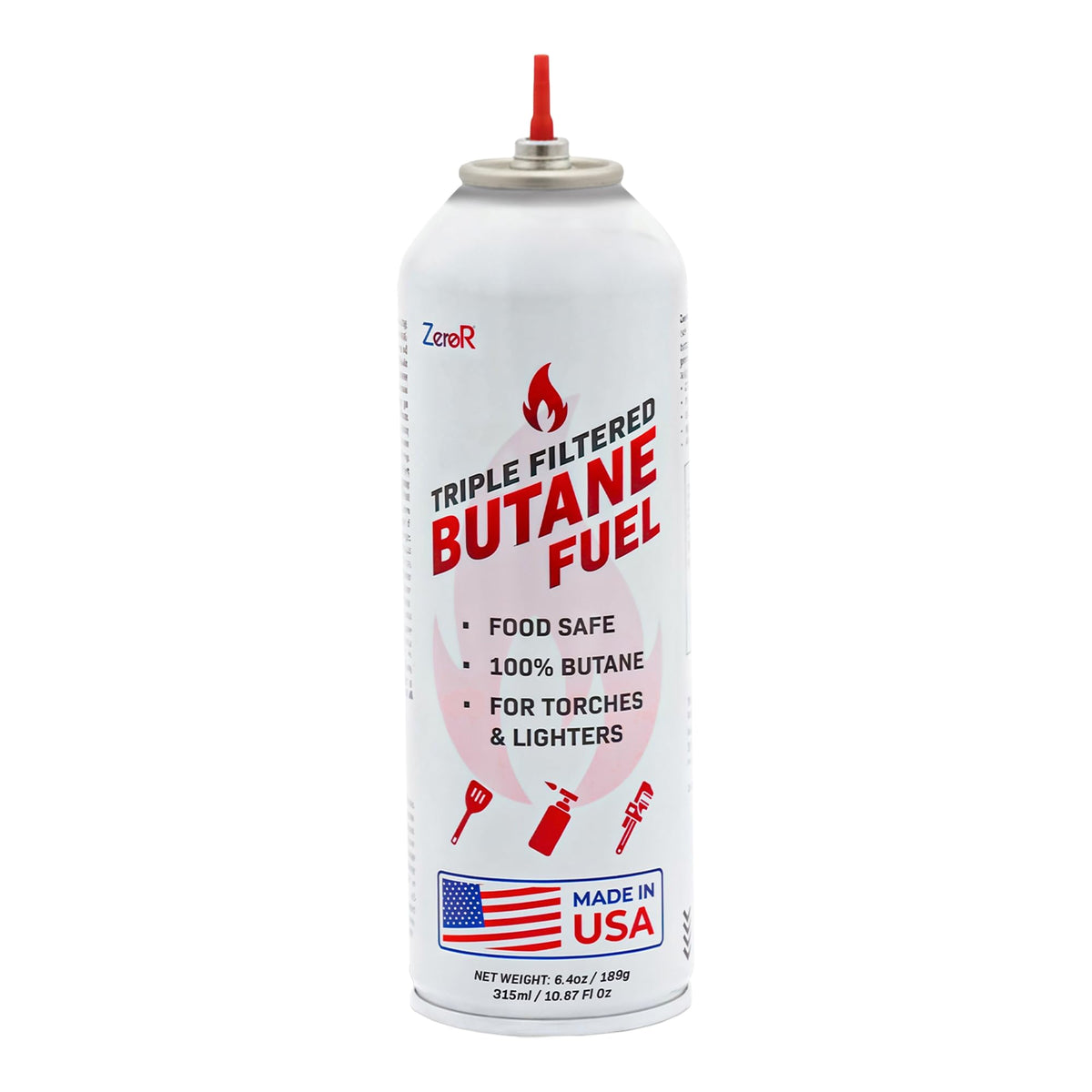 ZeroR Butane Fuel Refill for Torch Lighters – Iso-Butane