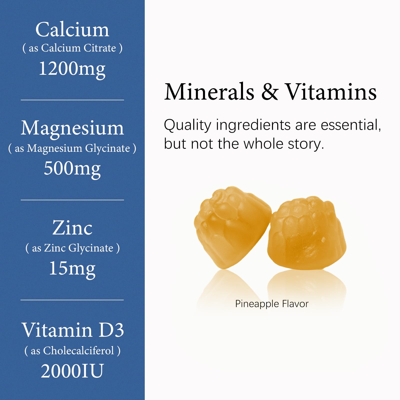 OASISFORCE Calcium Gummies for Bone Support

