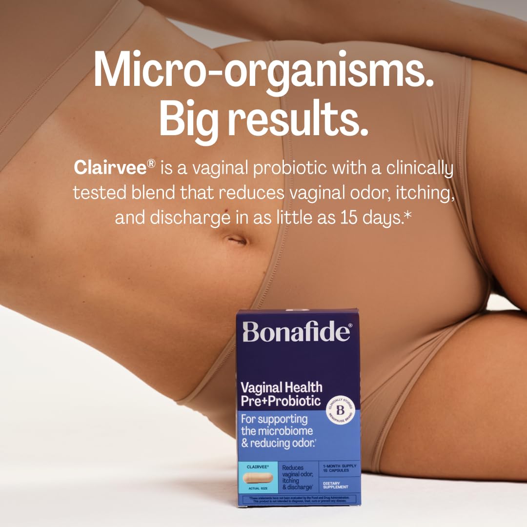 Bonafide Clairvee Vaginal Probiotic for Odor Relief

