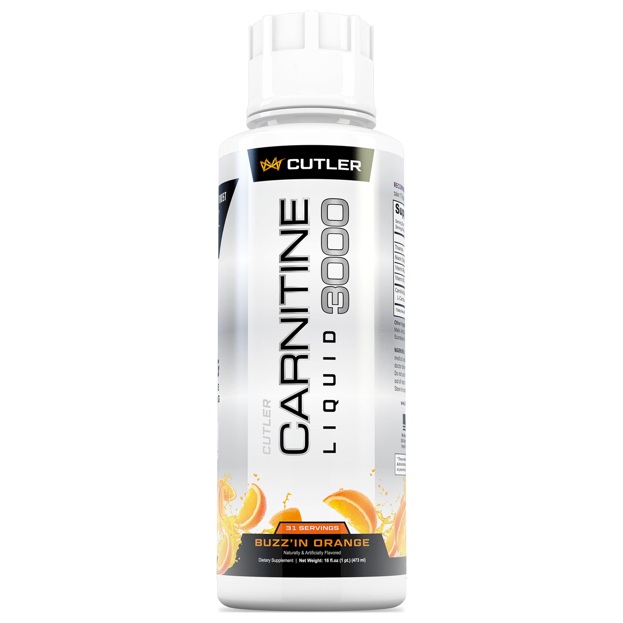 Cutler Nutrition Liquid L-Carnitine Fat Burner

