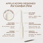 August Organic Cotton Tampons with Easy-Glide Long Applicators

