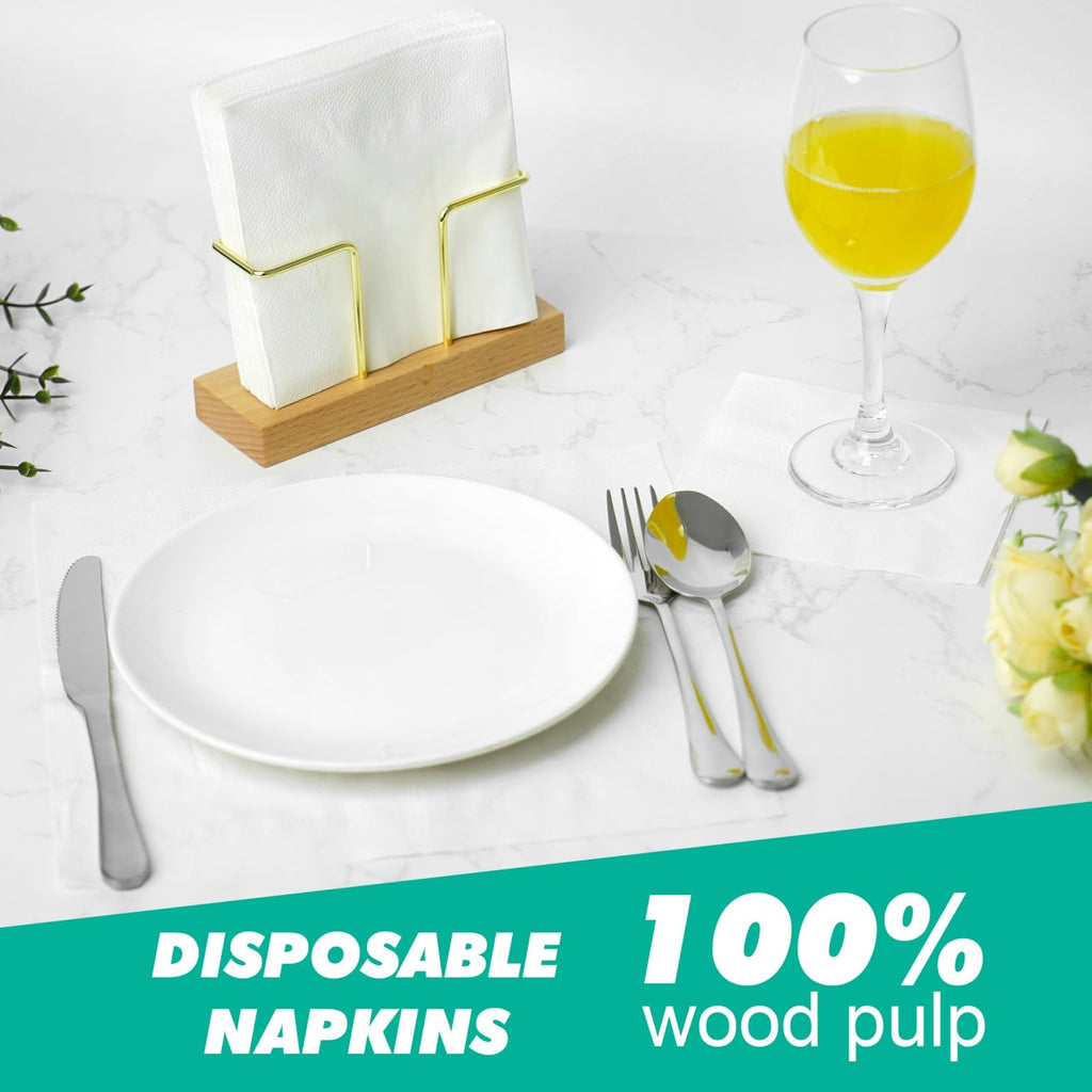 JINVOGREEN Beverage Napkins for Cocktails & Parties

