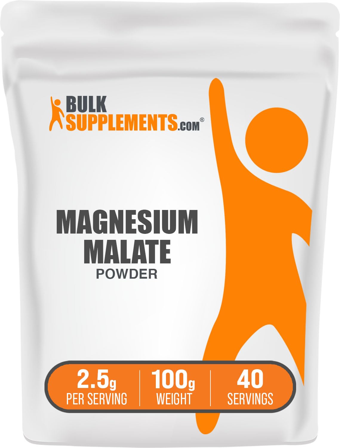 BulkSupplements Magnesium Malate Powder – Unflavored, Gluten Free