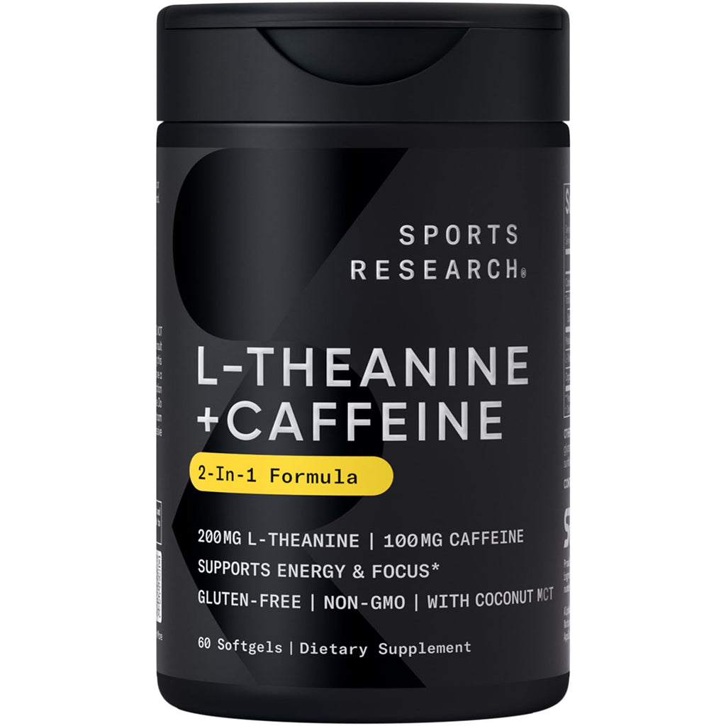 Sports Research L-Theanine with Caffeine Nootropic

