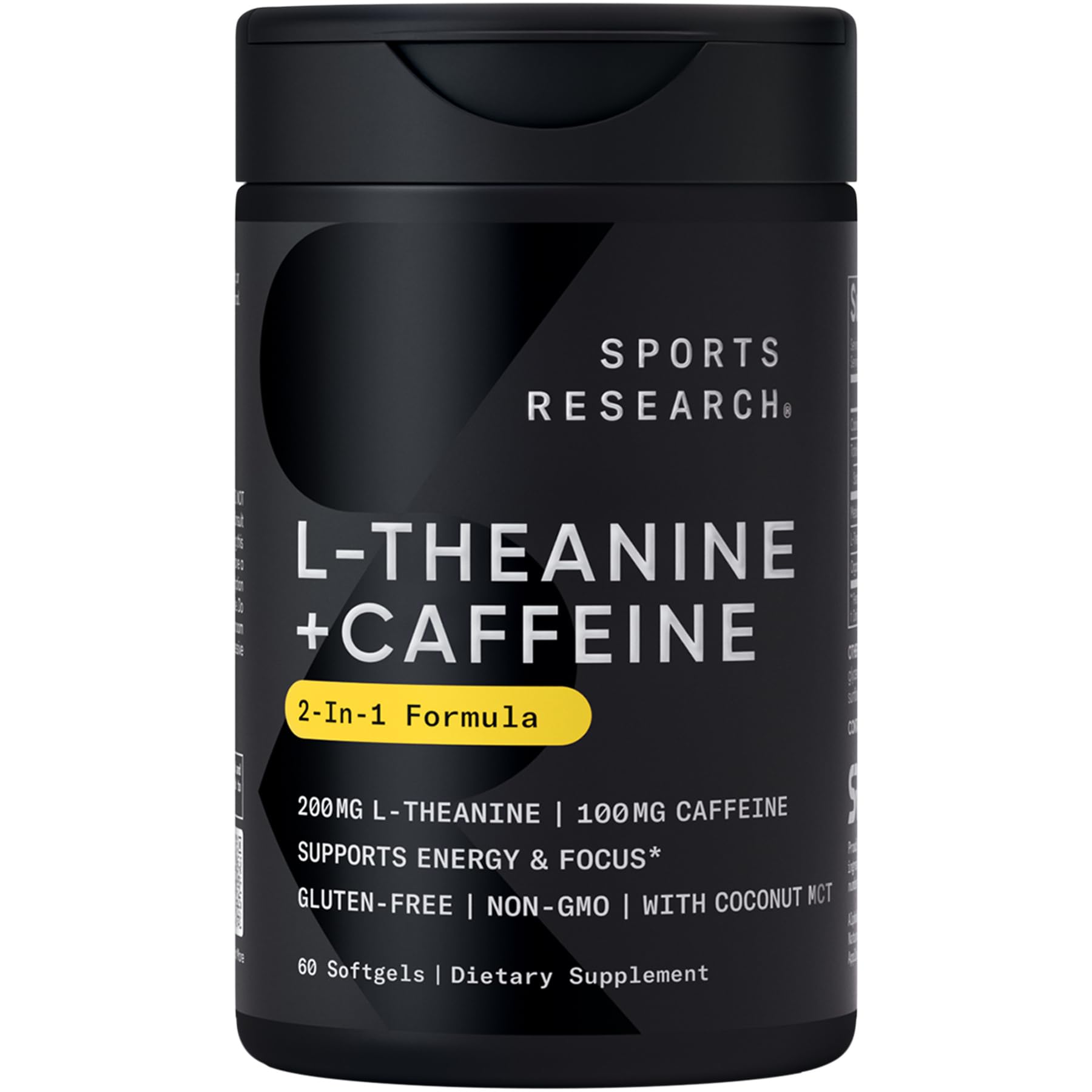 Sports Research L-Theanine with Caffeine Nootropic

