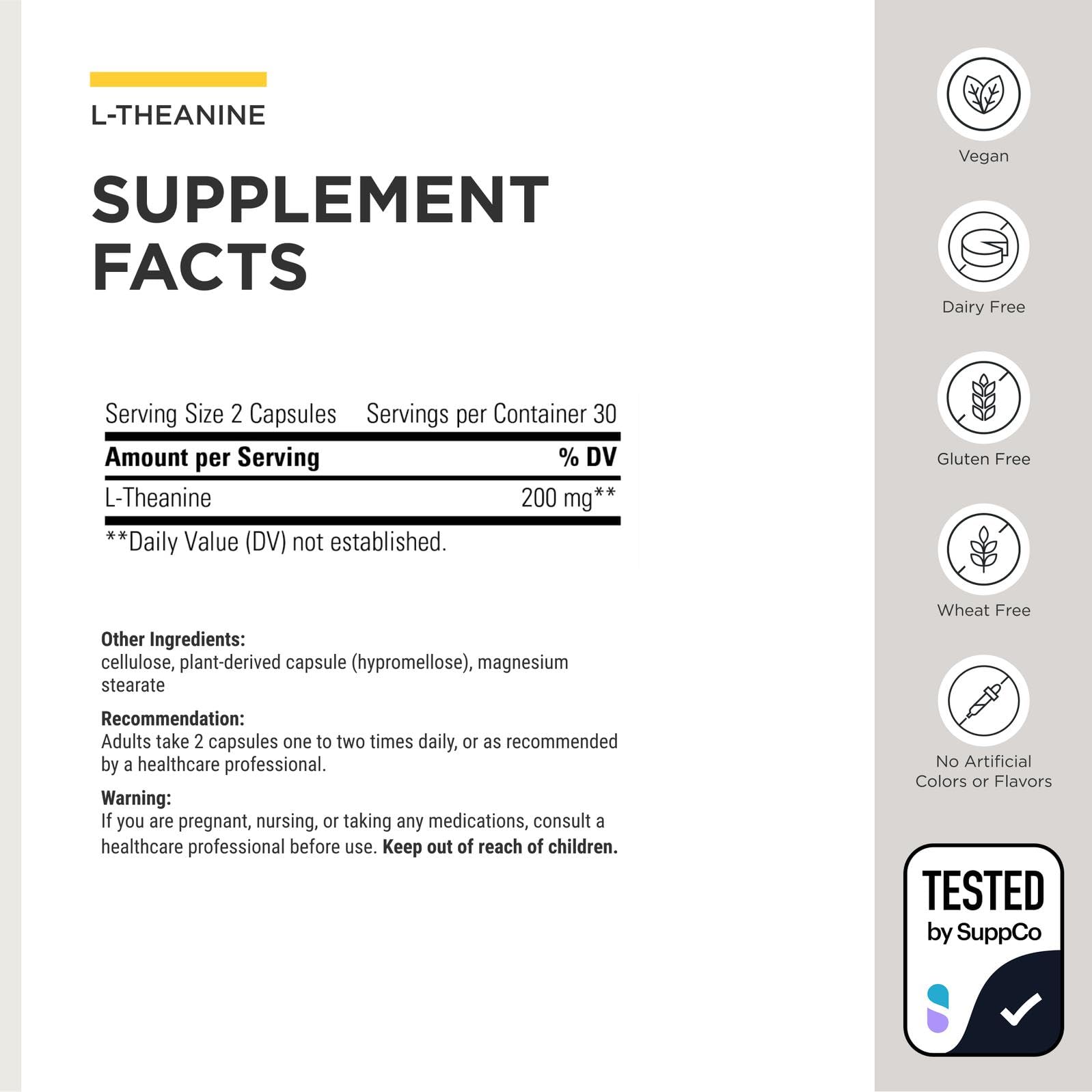 L-Theanine Amino Acid Supplement - Integrative Therapeutics

