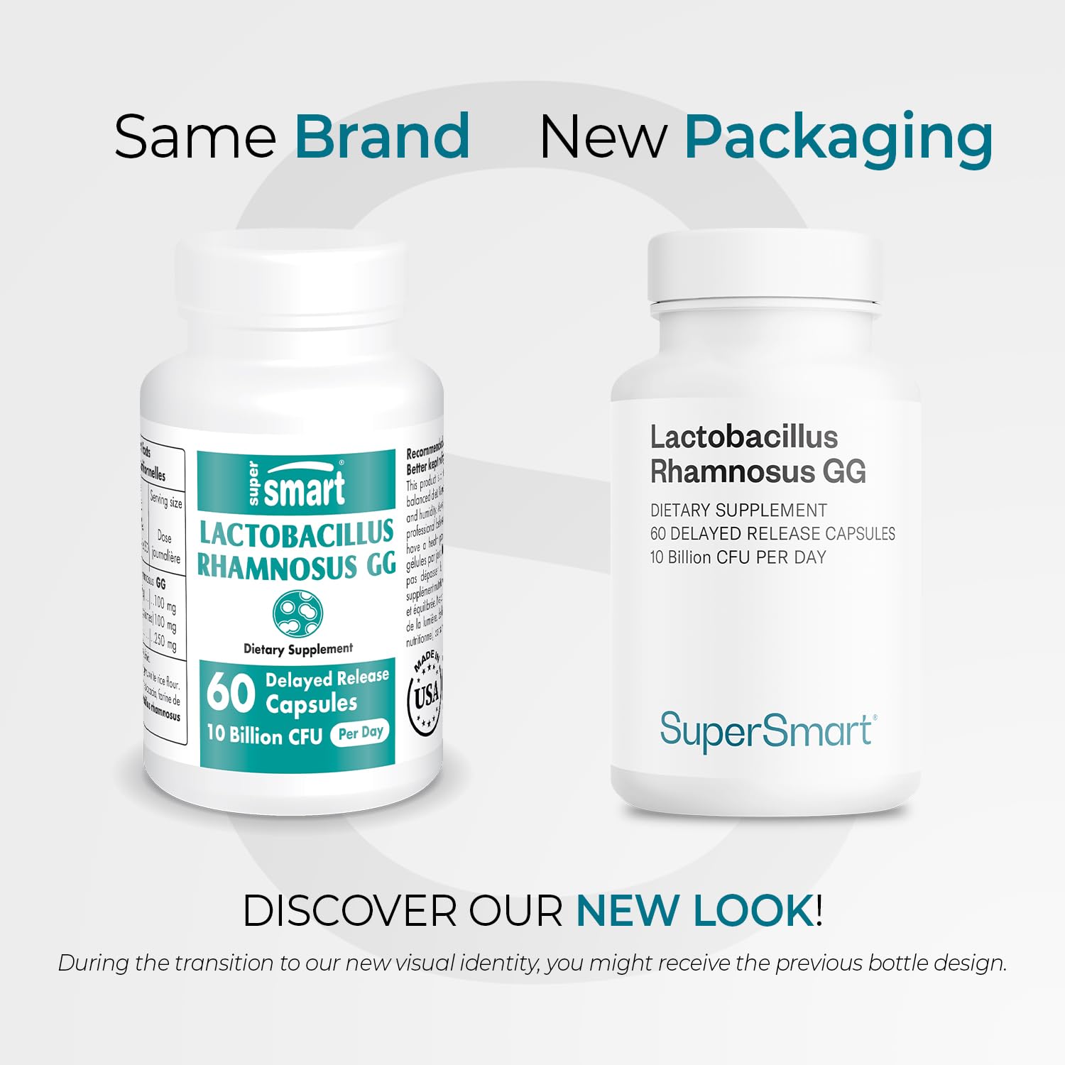 Supersmart Lactobacillus Rhamnosus GG Probiotic with Inulin

