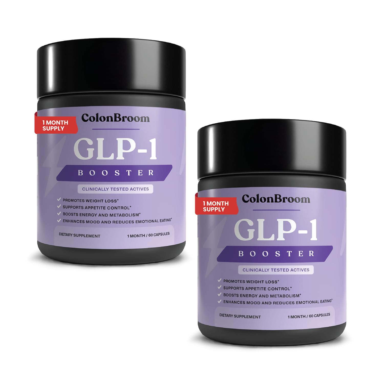 ColonBroom GLP-1 Weight Management Capsules for Men & Women - Vegan