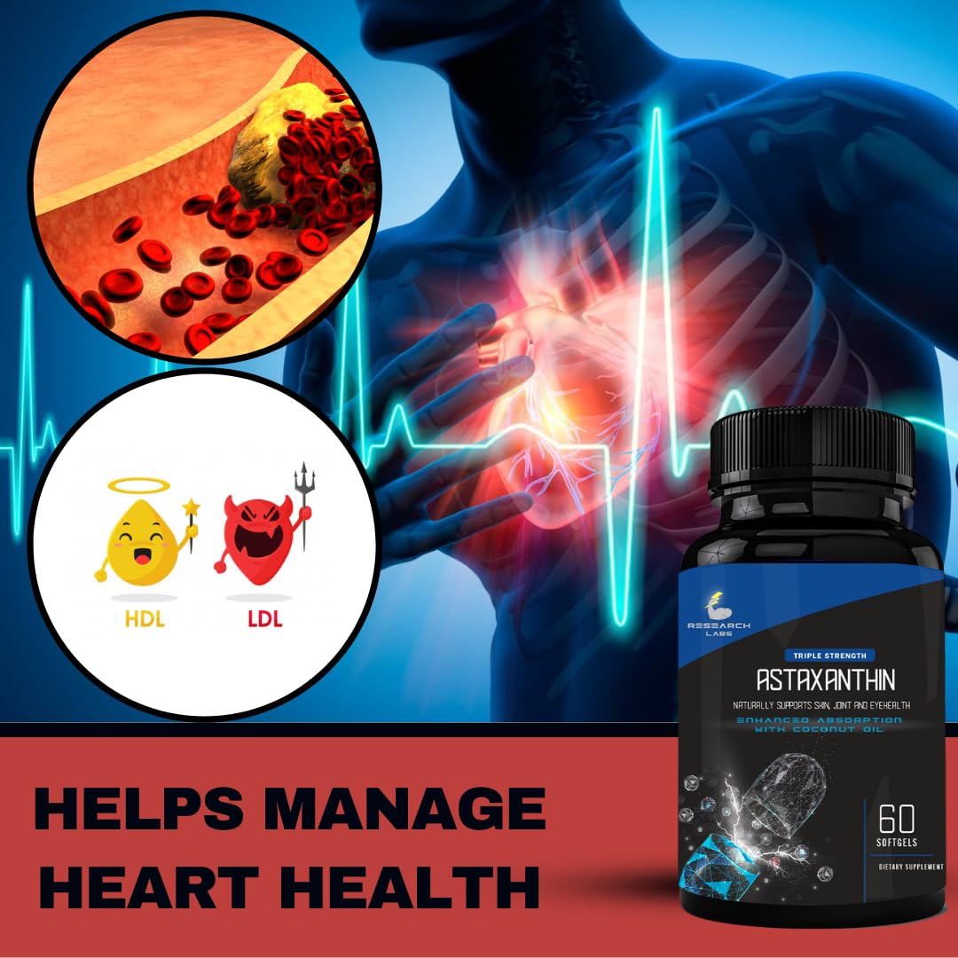 Astaxanthin Dietary Antioxidant Supplement by Research Labs

