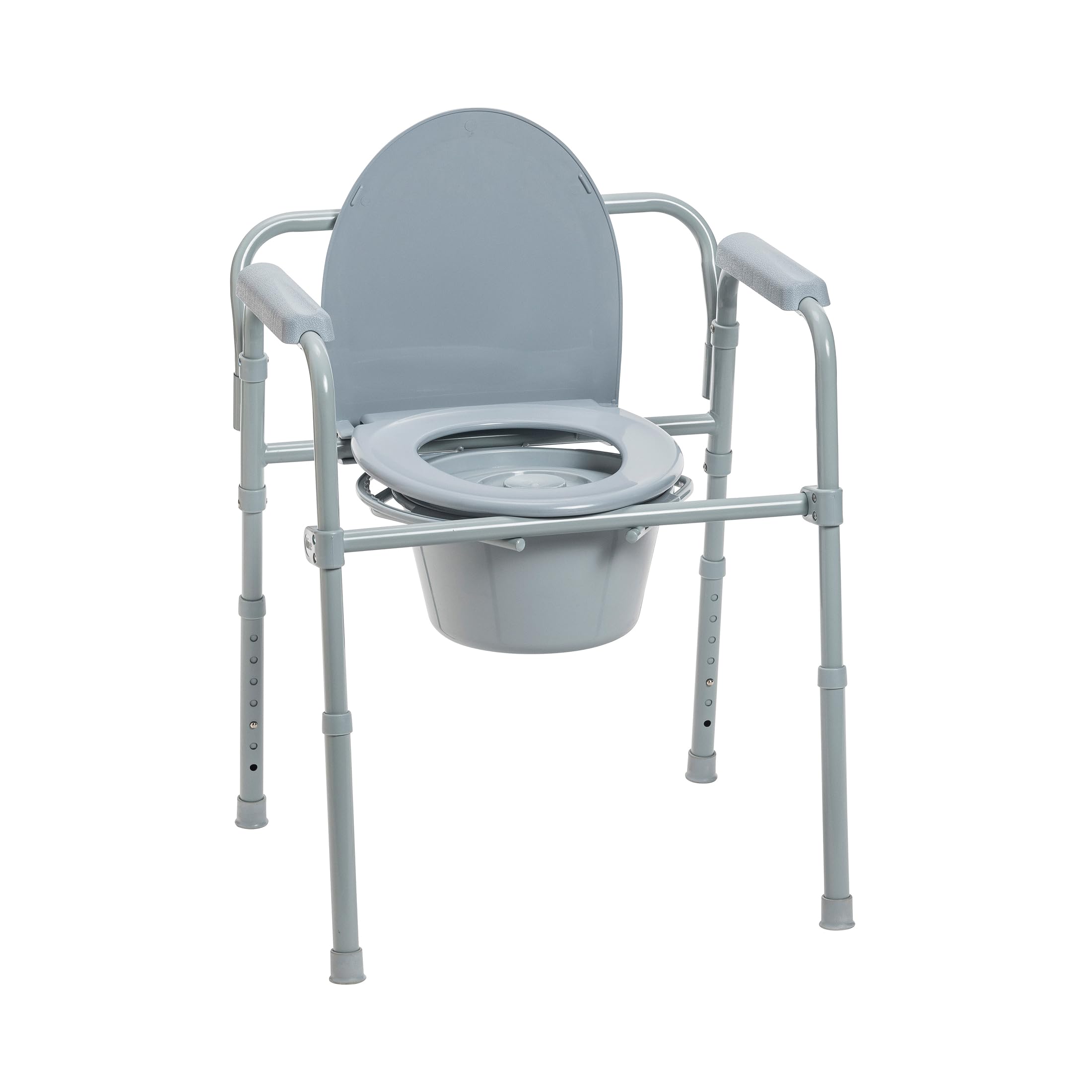 Drive Medical Folding Bedside Commode Chair 3-in-1

