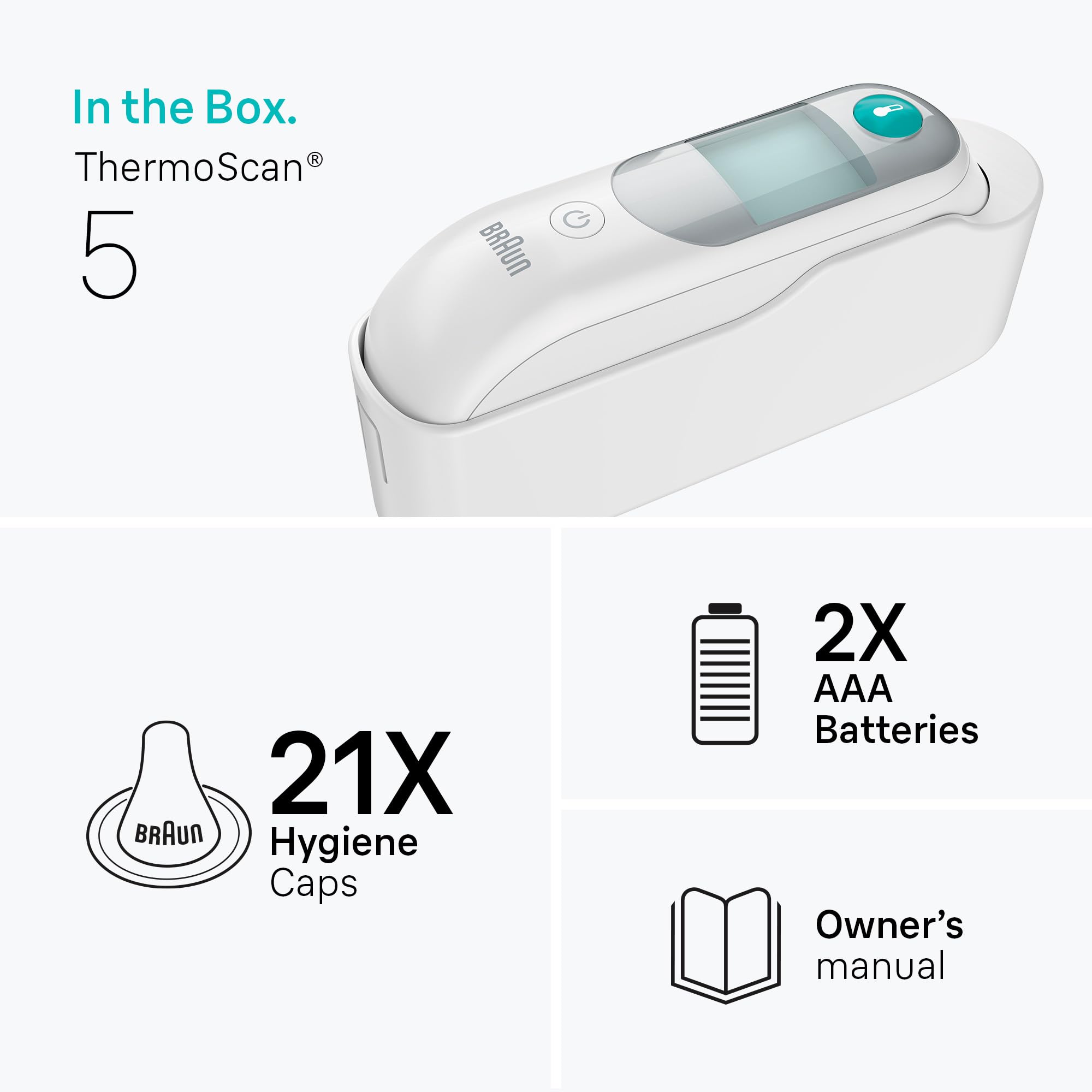Braun ThermoScan 5 Ear Thermometer ExacTemp

