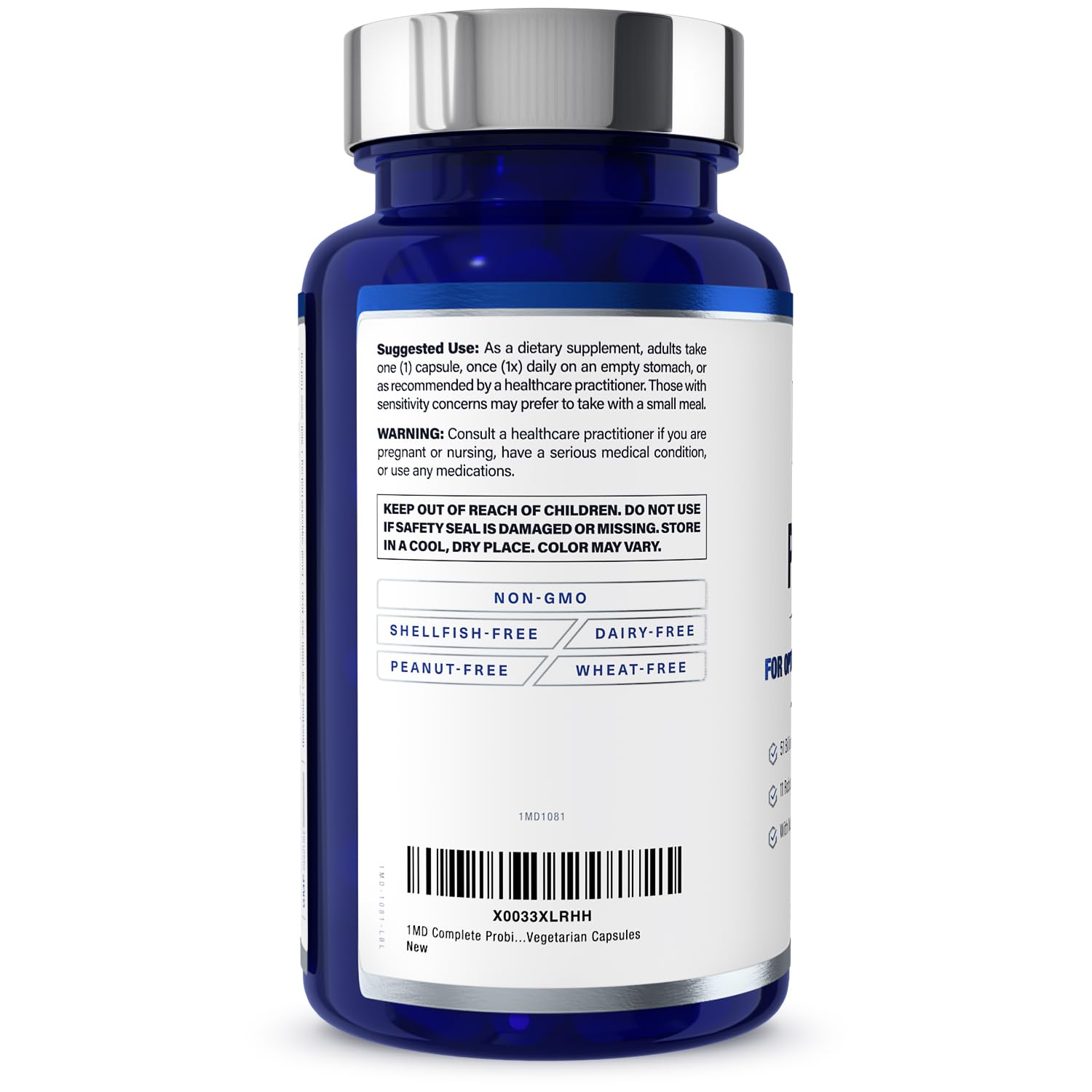 1MD Complete Probiotics Platinum Digestive Health Probiotic

