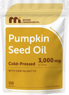 Micro Ingredients Pumpkin Seed Oil Saw Palmetto Softgels

