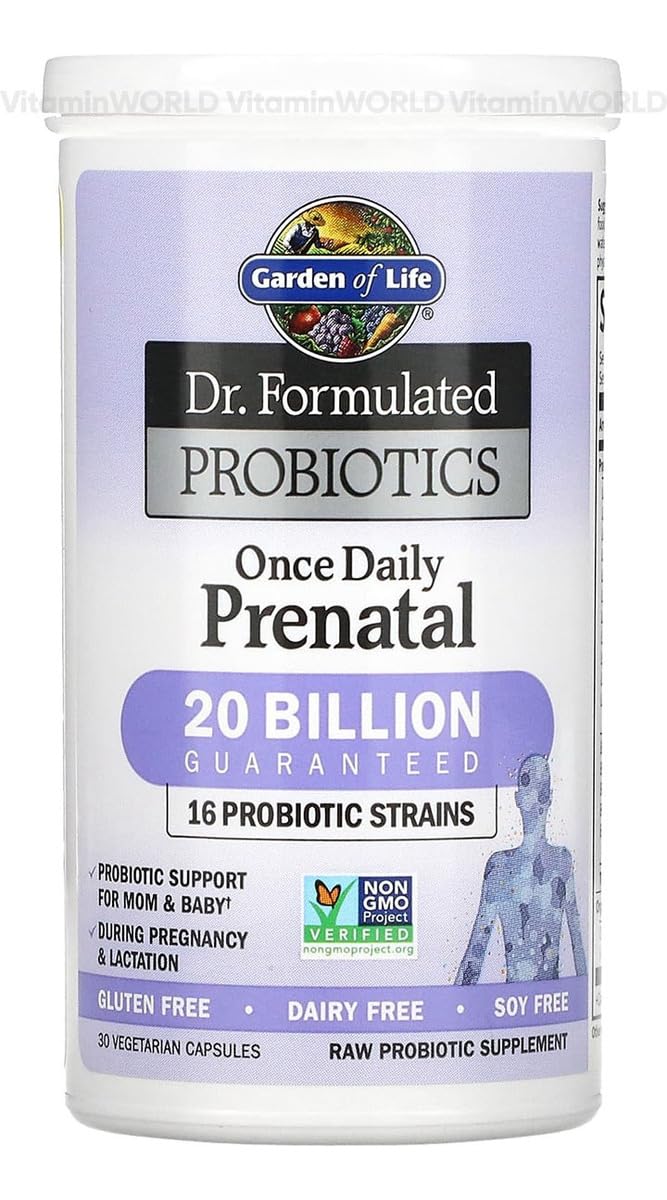 Garden of Life Dr Formulated Prenatal Probiotics Once Daily

