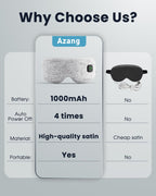 Heated Cordless Eye Mask for Dry Eyes - Travel Ready

