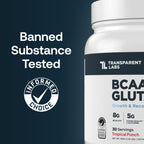 BCAA Glutamine Powder by Transparent Labs for Recovery

